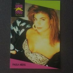 ProSet 1991 Paula Abdul #27 Dance Pop Singer Actress Card Music Musicards Superstars Vintage Collectible Pro Set