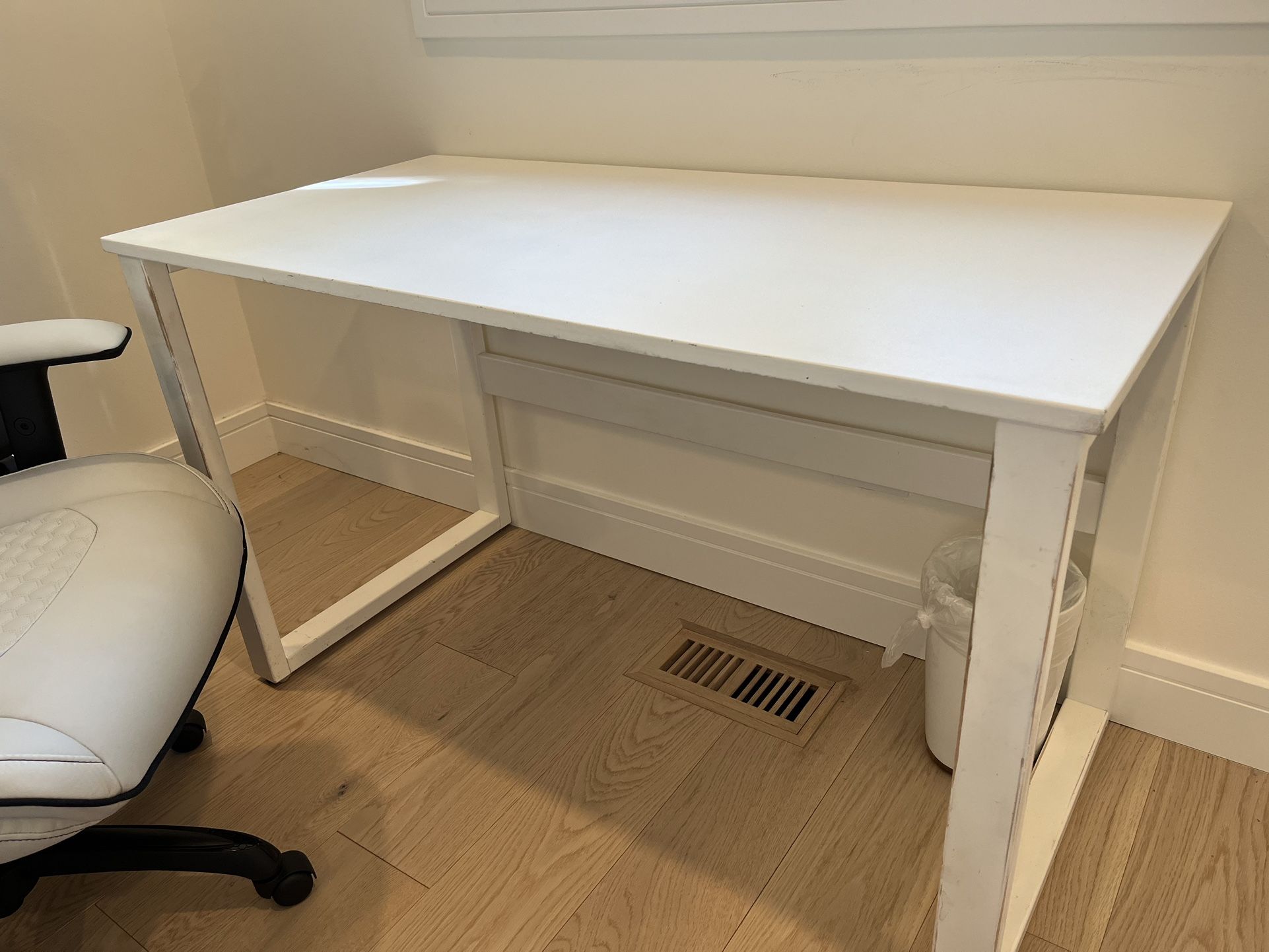 Moda White Solid Wood Desk From Room and Board