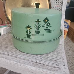 Vintage Green Cake Pan 