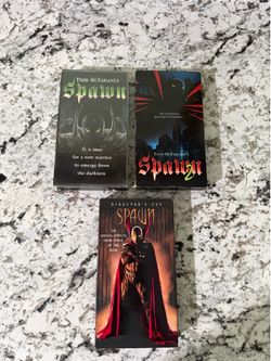 Todd  Mcfarlane Spawn, + spawn directors cut + spawn 2 VHS