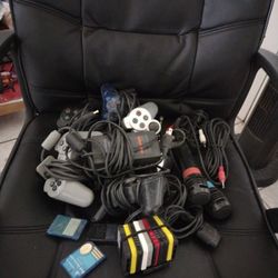 PS2 Power Box, Controllers,Memory Cards ,Audio& Video Cable  Sony Original