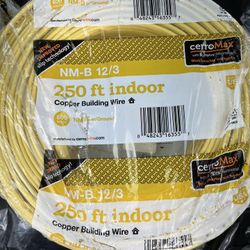 250 Ft Indoor Nm-12/3  Is 5 rolls of 250 ft 1250 Ft