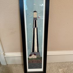 Wall Art (Lighthouse By Warren Kimble) 9x30