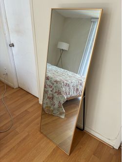 Full Length Gold Framed Mirror