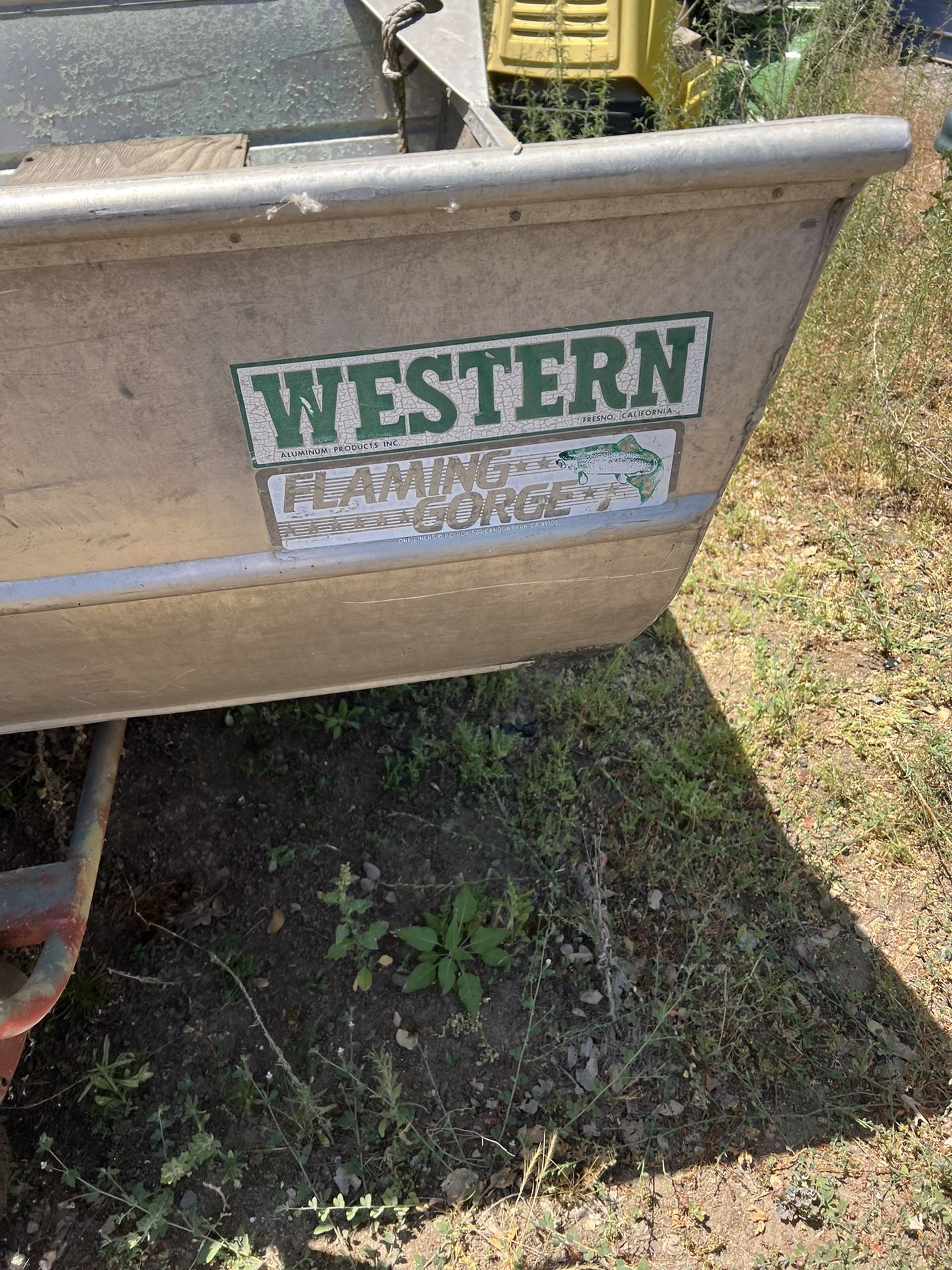 Western 14ft Welded Aluminum Boat