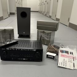 Denon S650H AV Receiver, 5.2 Channel (150W X 5) 4K UHD Home Theater Surround Sound