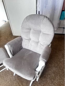 Rocking chair with foot rest