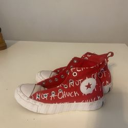 Red And White Chucks