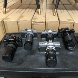Five vintage camera collection in excellent condition as in picture 👍🏻
