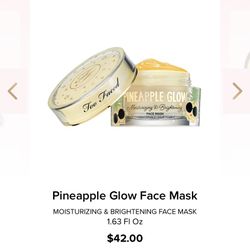 PINEAPPLE GLOW FACE MASK TOO FACED