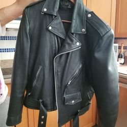 Womans Medium Leather Jacket