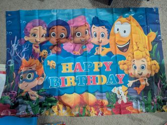 Bubble Guppies Backdrop