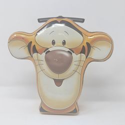 Disney Parks Tigger Shaped Metal Lunchbox / Snack Tin