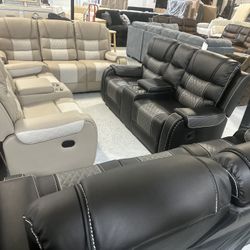 NEW SOFA AND LOVESEAT LEATHER 