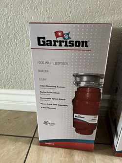 Foot Gaste Disposer New $85