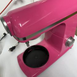 Pink Mixer - Includes Bowl And Whisk
