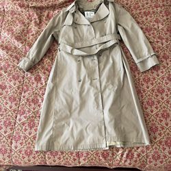London Fog 14 Petite Rain Coat