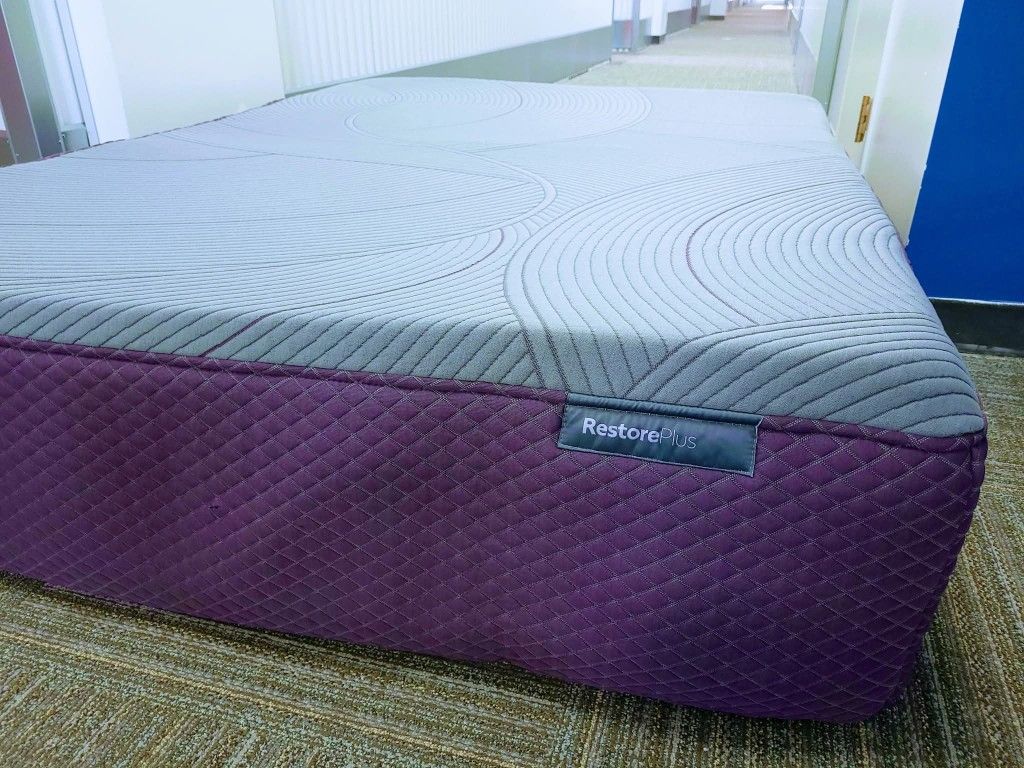 Queen Purple Restore Plus Mattress - Like New