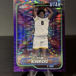 #31 Taylor Hendricks 2024-25 Topps Chrome - Purple Sonar Refractor #/275