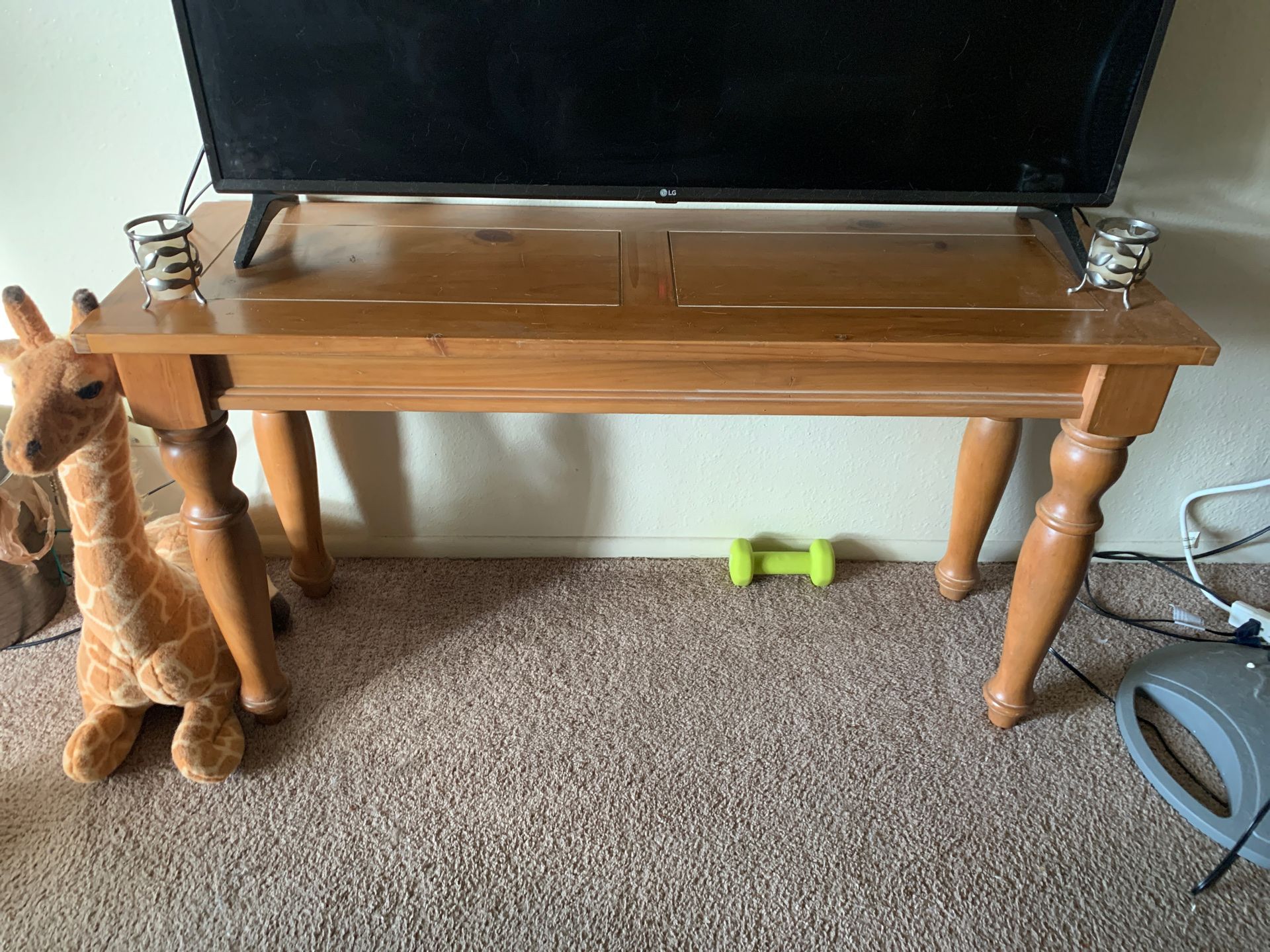 Tv stand or end table 48x16x26