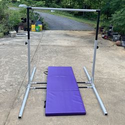 Gymnastics Kip Bar And Tumble Mat