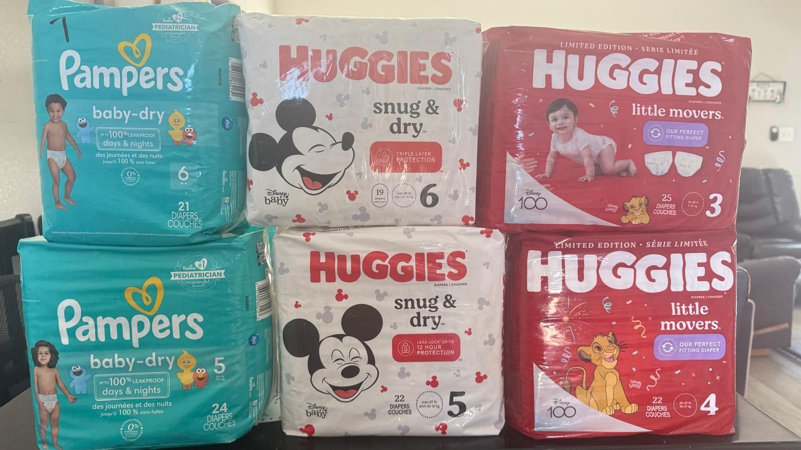 Huggies $7 Each Pack !