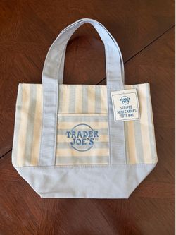 Striped Trader Joe’s Mini Tote