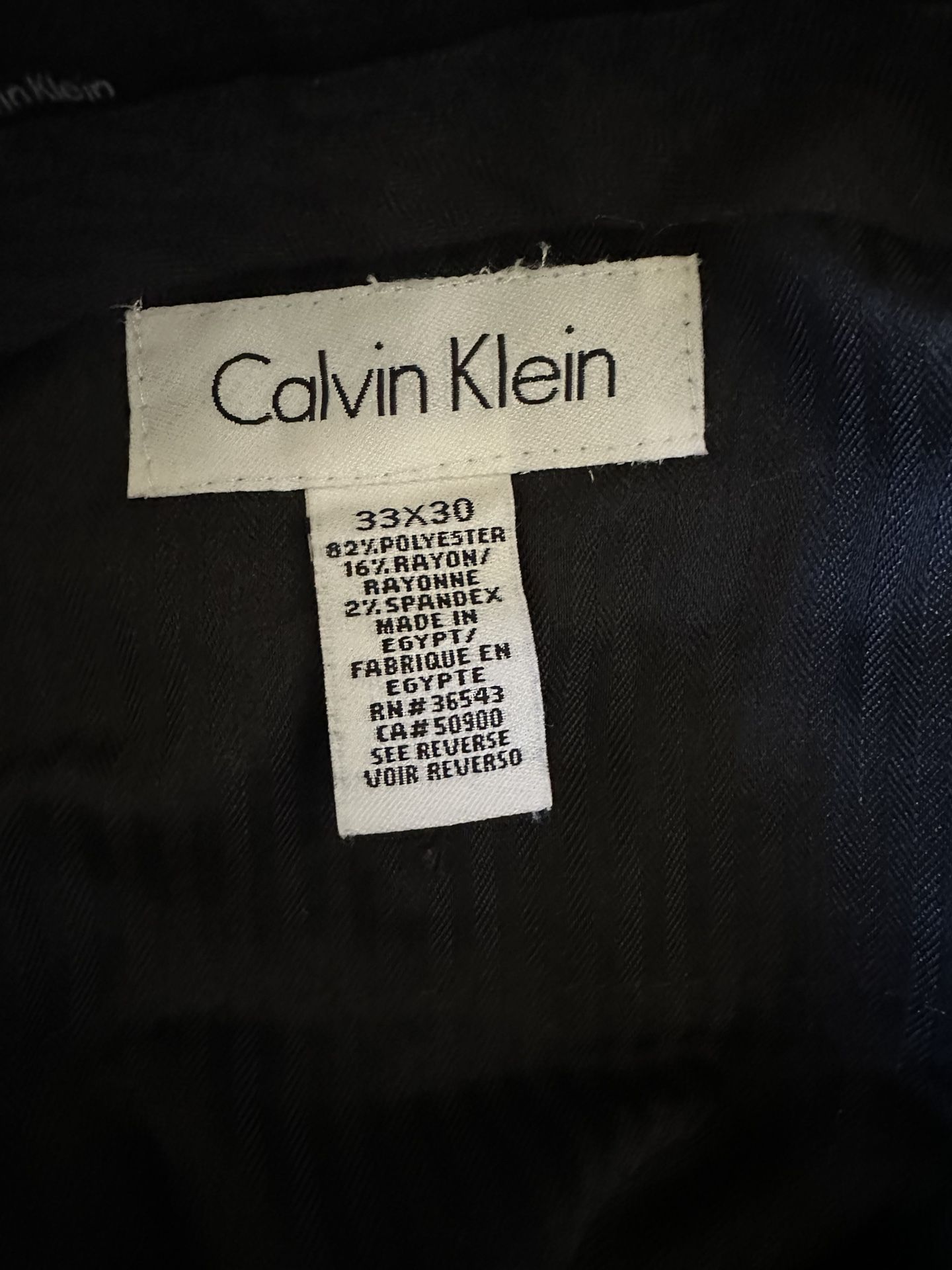 Calvin Klein 33X30 82/POLYESTER 167.