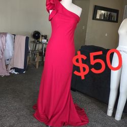 Red Dress Prom Dress Party Dress