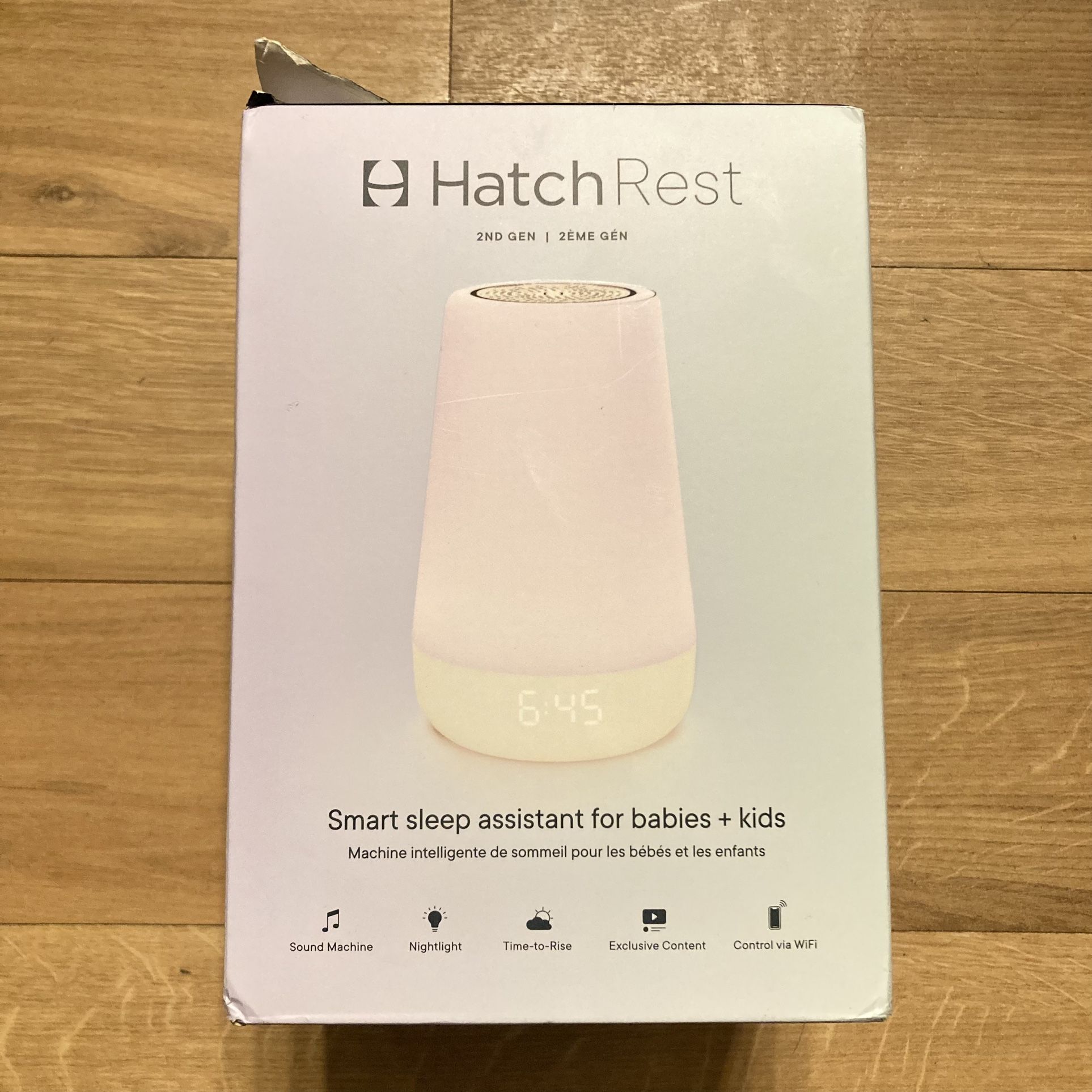 Hatchrest 2nd Gen ~ Smart Sleep Assistance For Babies & Kids ~ Baby Sound Machine ~ Brand New 