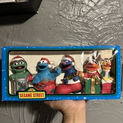 Sesame Street vintage Christmas ornaments 