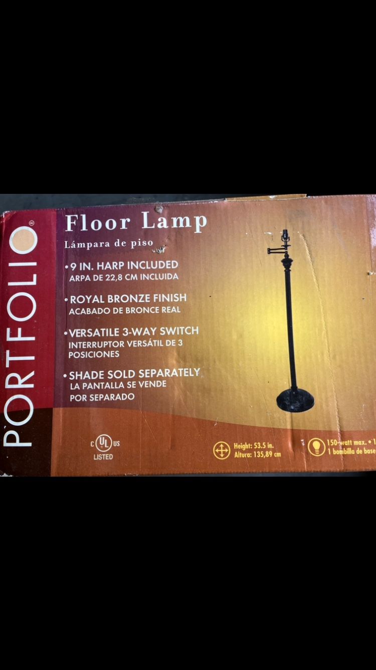 Floor Lamp (Lowe’s) NEW IN BOX