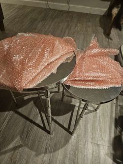 2 piece Small Mirror Tables