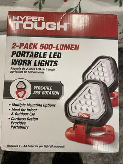 2 PACK OF PORTABLE LIGHTS!