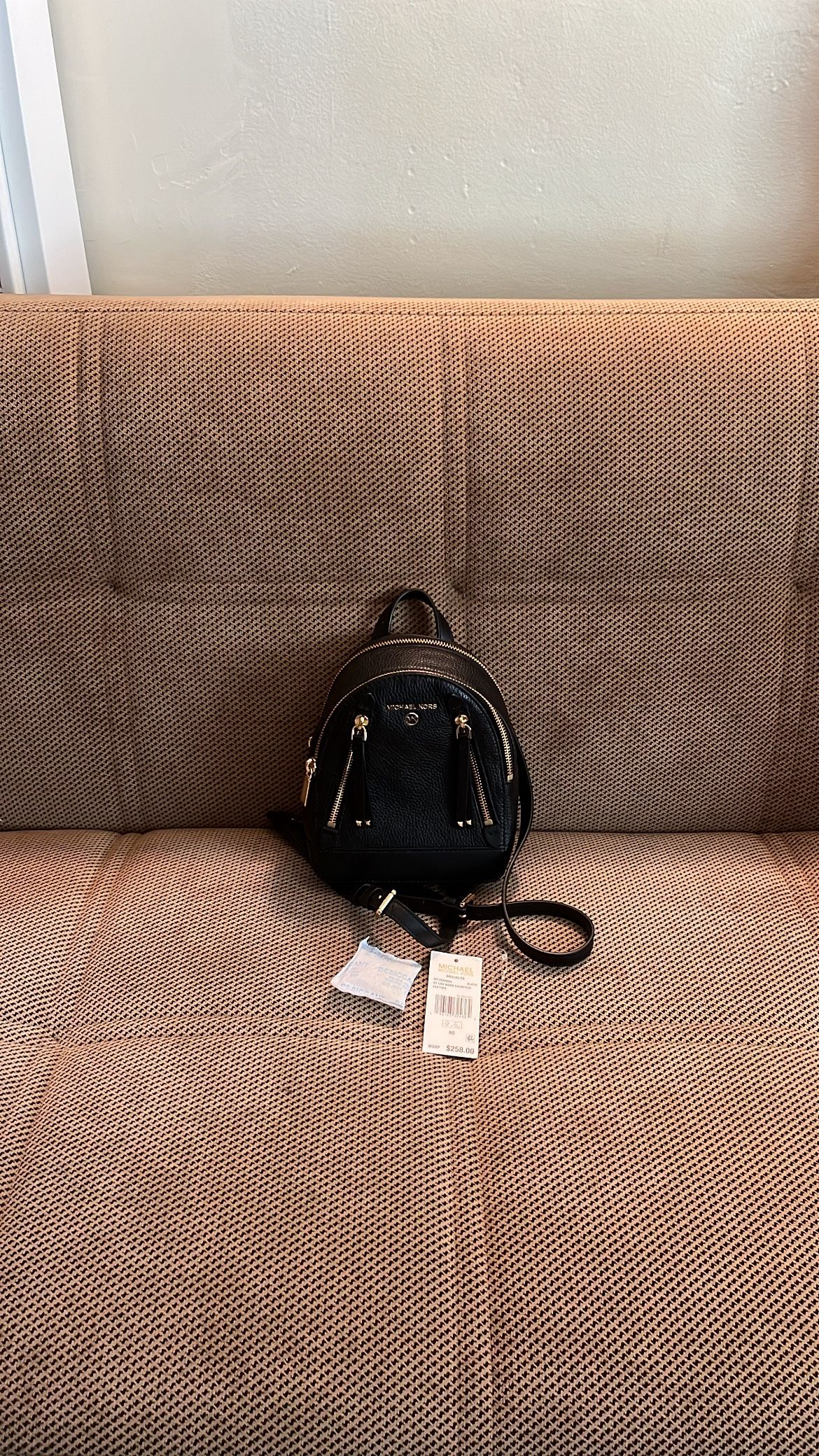 Michael Kors Brooklyn Pebbled Leather Backpack