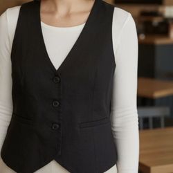 Dotti Black Vest Size 6