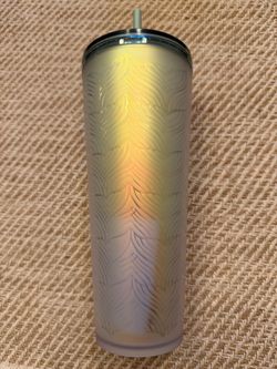 Starbucks Iridescent Frosted Tumbler Cold Cup Venti 24 oz