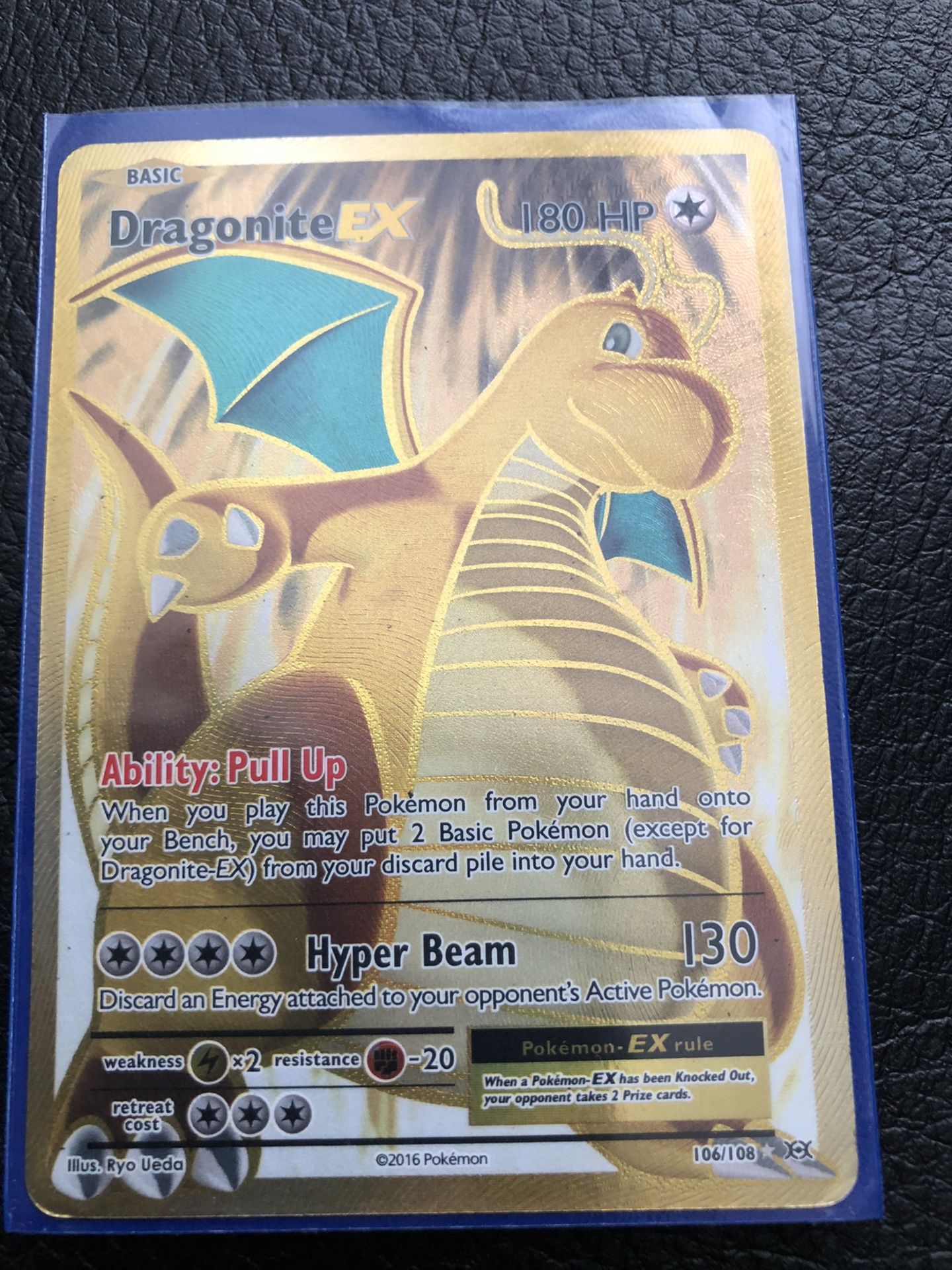 Dragonite Ex Basic Pokemon Card Holo