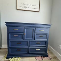 8 Drawer Refinished Dresser