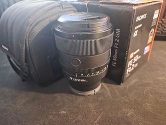 Sony 50mm 1.2GM lens