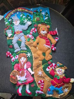 2 Finished Christmas Stockings