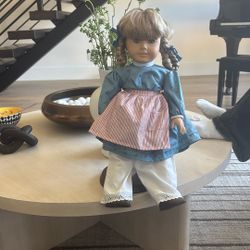 Vintage Kirsten American Girl Doll 1986 And Doll Display