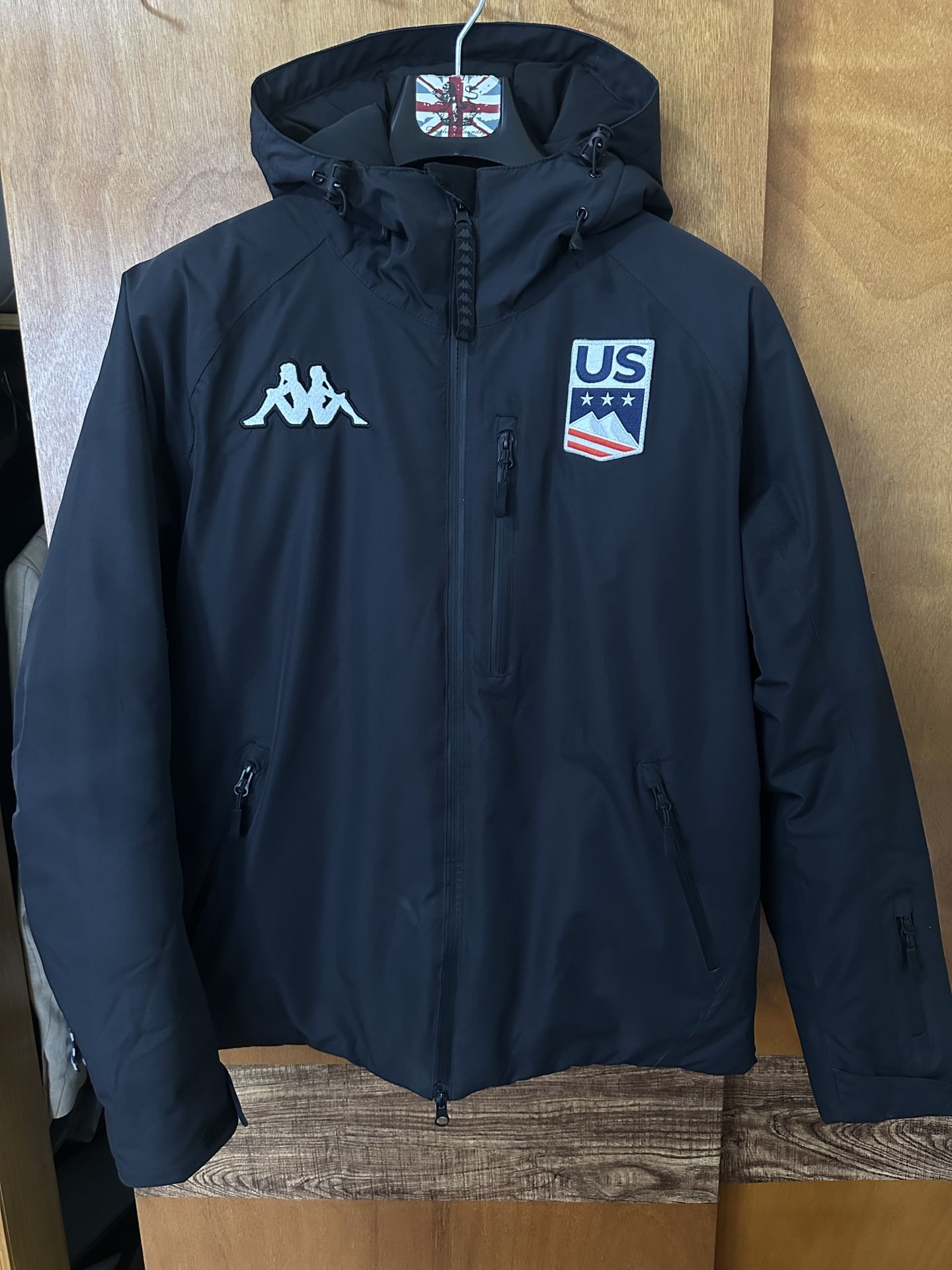 Kappa Men's USA Ski Team Black Jacket size M