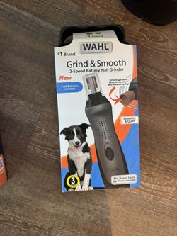 Wahl grind & smooth pet nail grinder $10
