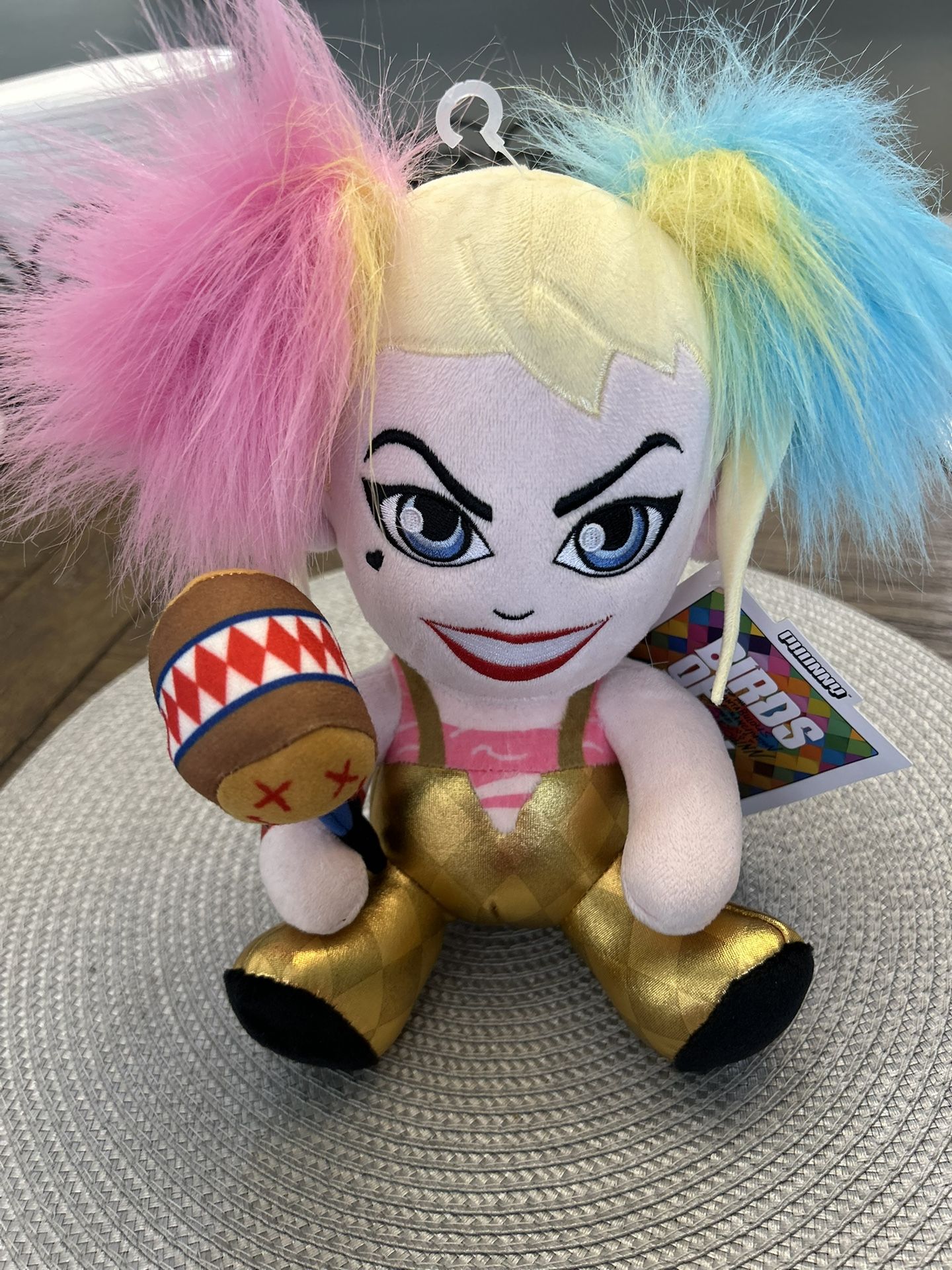 DC Comics Birds of Prey Harley Quinn 8" Phunny Plush by Kidrobot