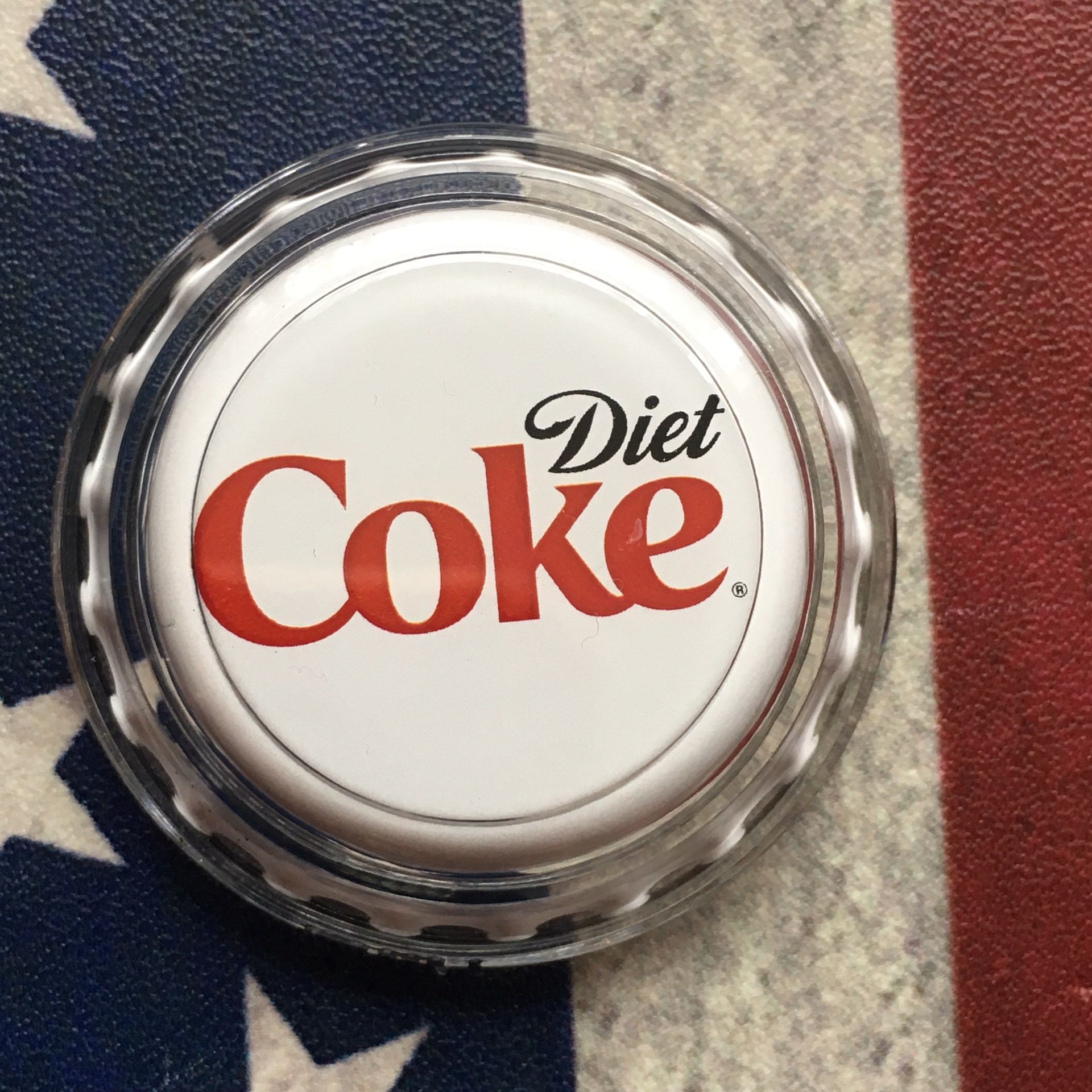 Diet COKE COCA COLA BOTTLE CAP 6g .999 PURE FINE SILVER COIN