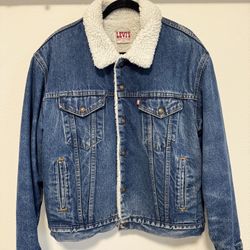 Vintage Levis Denim Sherpa Jacket