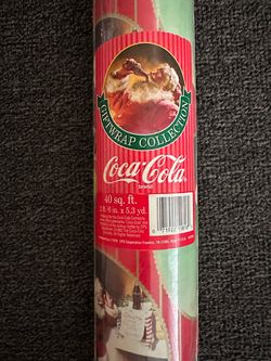 #19 Coca-Cola Gift Wrap Collection Roll 1992