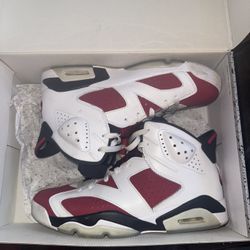 Jordan 6 Carmine 2021 Size 9.5 Men’s 