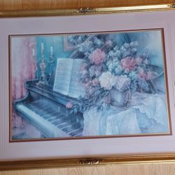 Lena Liu, Music Room 1, Gold Frame